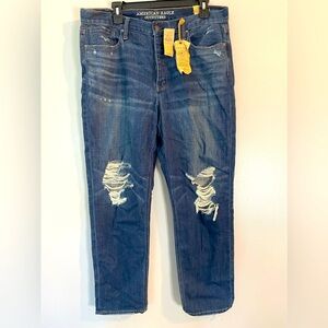 AMERICAN EAGLE 🦅 Jean Hi Rise, SZ/14reg. Vintage Denim Collection NWT